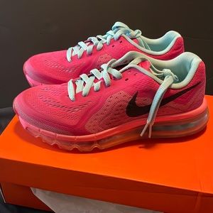Air Max pink black and blue